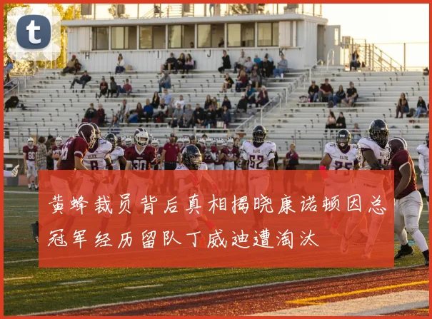 黄蜂裁员背后真相揭晓康诺顿因总冠军经历留队丁威迪遭淘汰