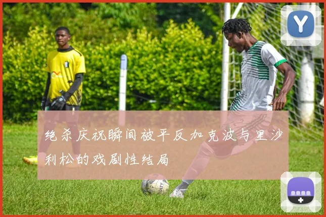 绝杀庆祝瞬间被平反加克波与里沙利松的戏剧性结局